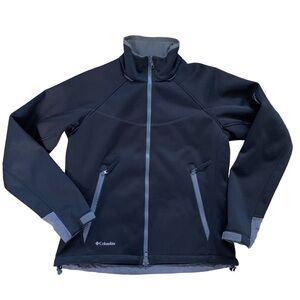 Columbia Titanium Interchange Fleece Lined Women’s Jacket Size Medium In Black